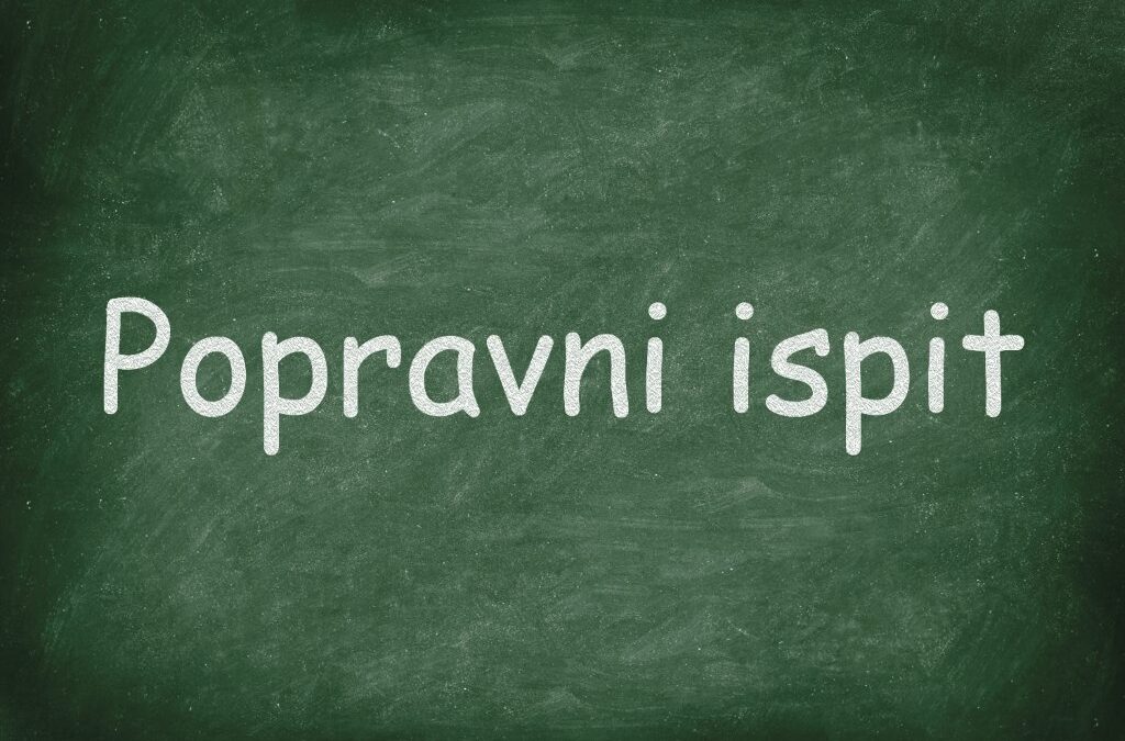 RASPORED POPRAVNIH ISPITA