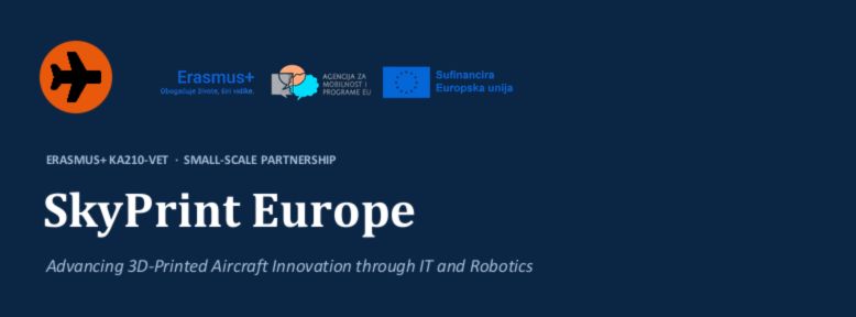 Zrakoplovna tehnička škola Rudolfa Perešina partner u novom europskom projektu SkyPrint Europe